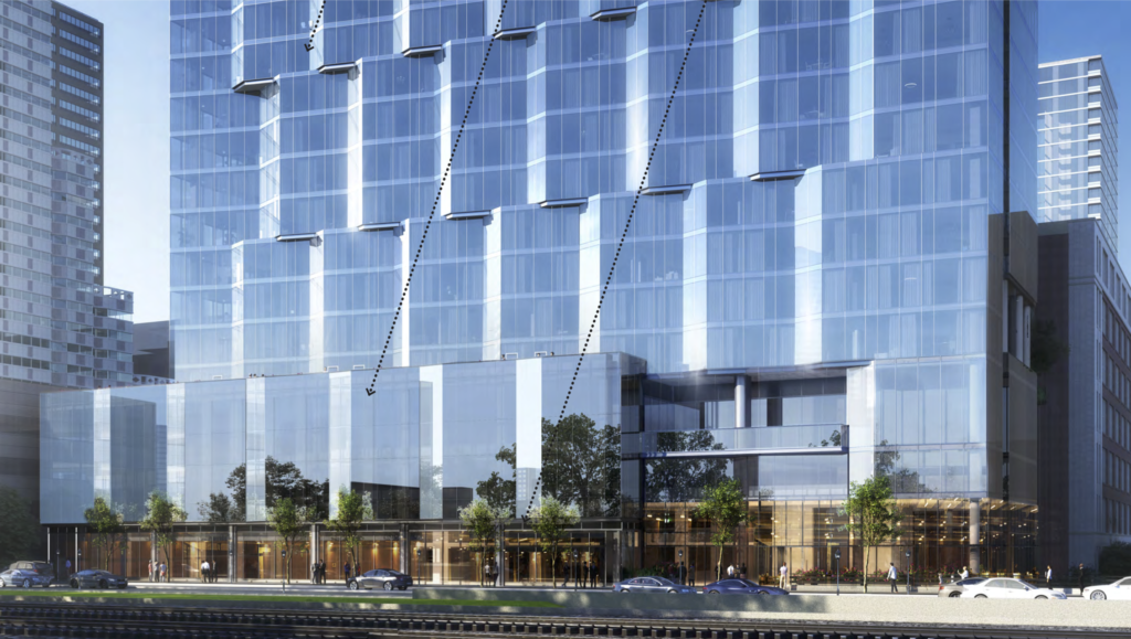 Rendering of the tower at 33 N. 22nd St.