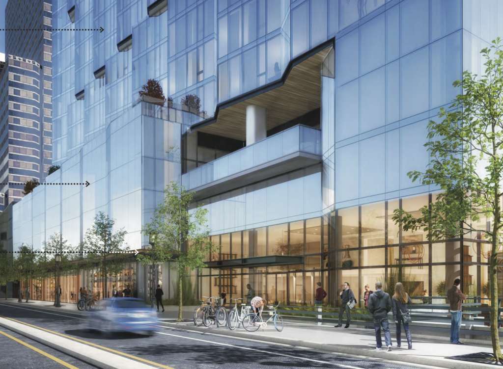 Rendering of the tower at 33 N. 22nd St.
