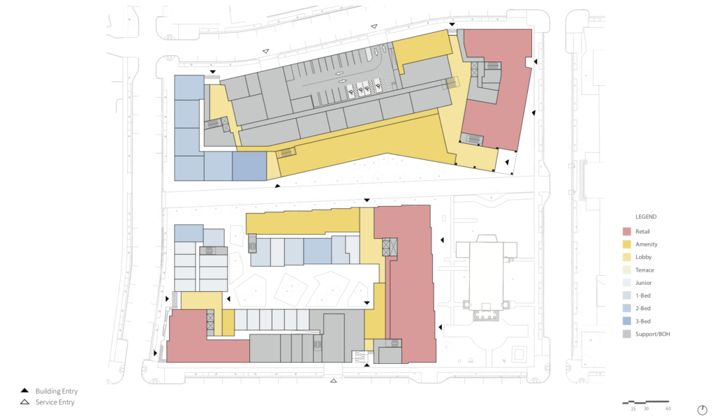 1200 Normandy Place site plan