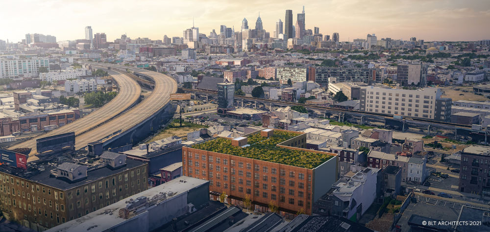 1120 Frankford Avenue Rendering - BLT Architects