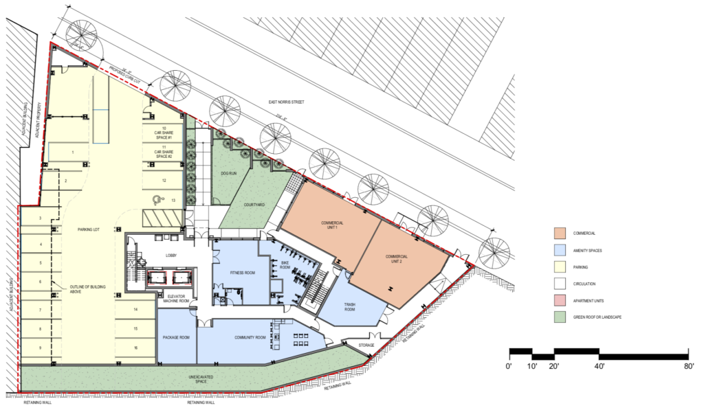 2110 E Norris St 1st Fl Floor Plan