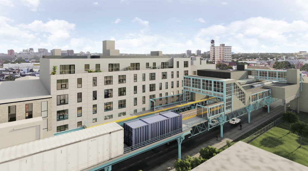 rendering of the project at 1828-42 N. Front St.