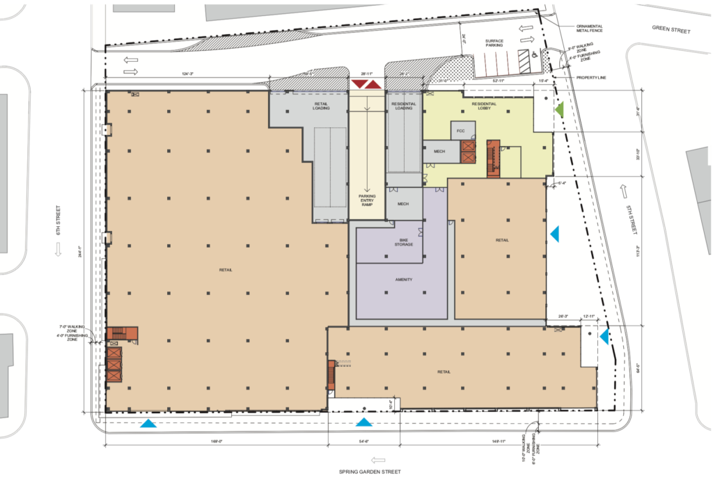 501 Spring Garden floor plan