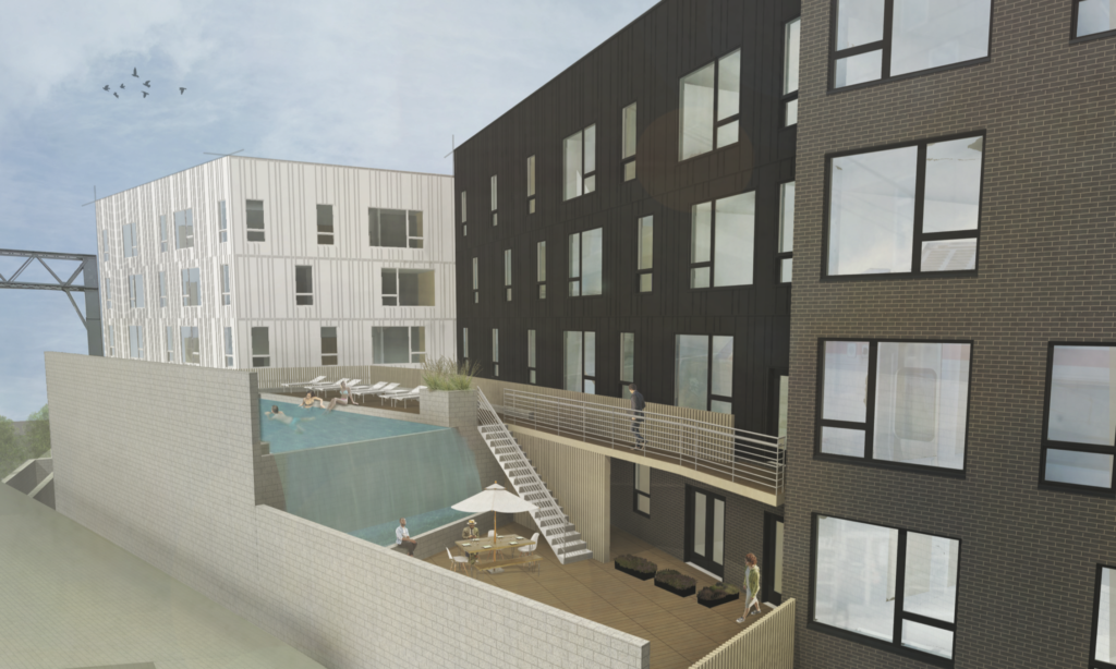 Rendering of 919 Diamond St KJO Architecture