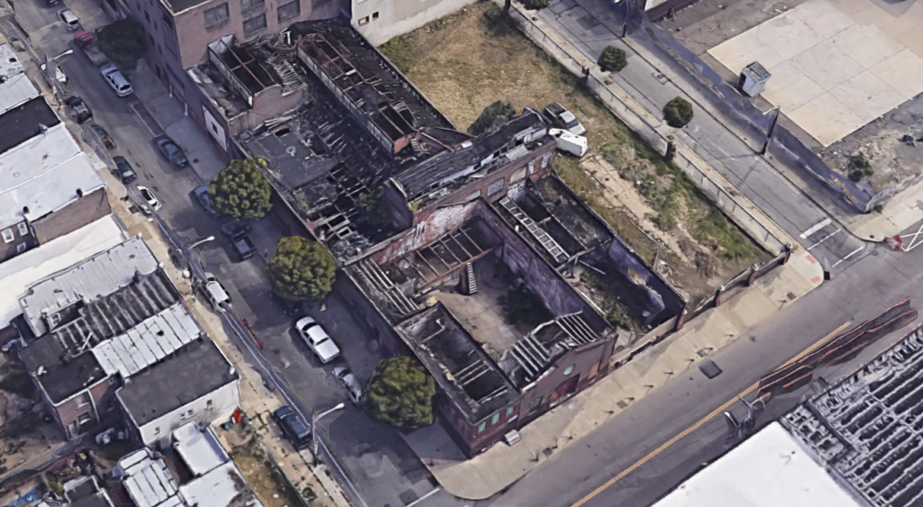 Aerial view of 2101 E. Westmoreland