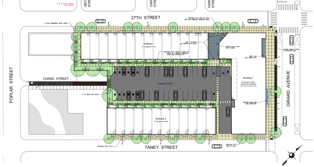 2630 Girard Ave Site Plan