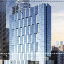 Rendering of the tower at 33 N. 22nd St.