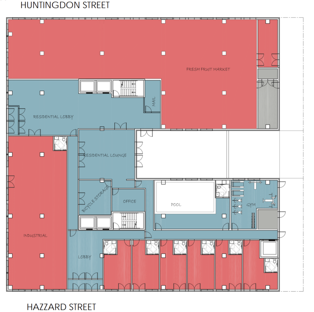 floor plan 2400 E. Huntingdon St.