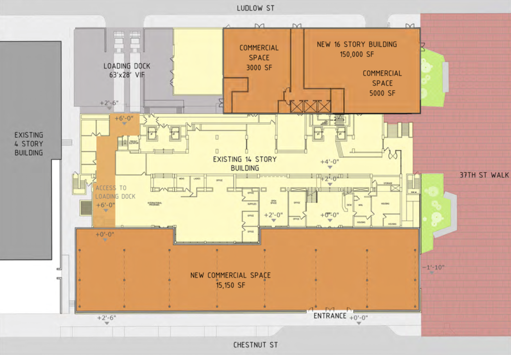 The International House Redevelopment floor plan