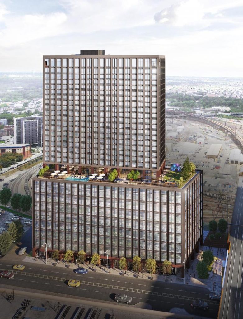 Rendering of 3025 JFK Blvd. at Schuylkill Yards