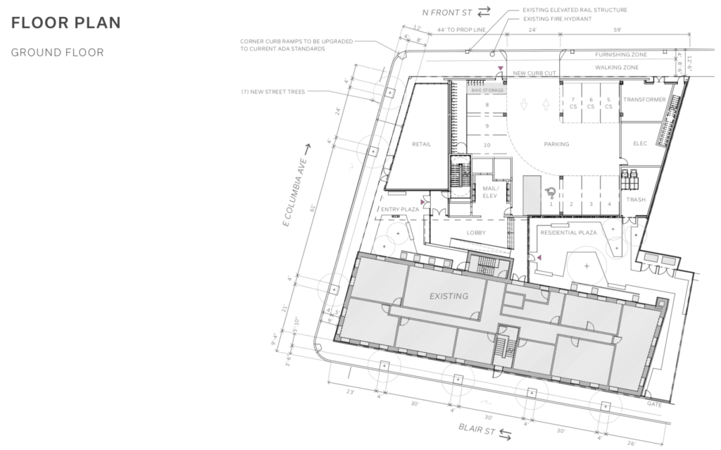 31 E. Columbia Avenue floor plan
