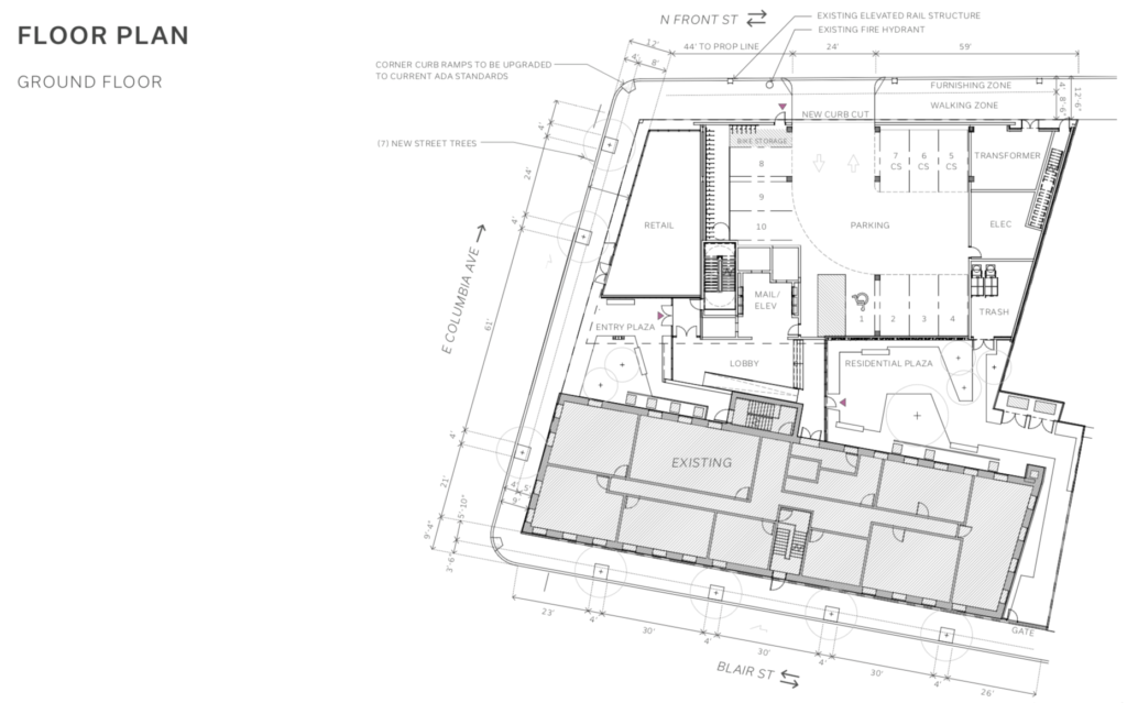 31 e columbia floor plan