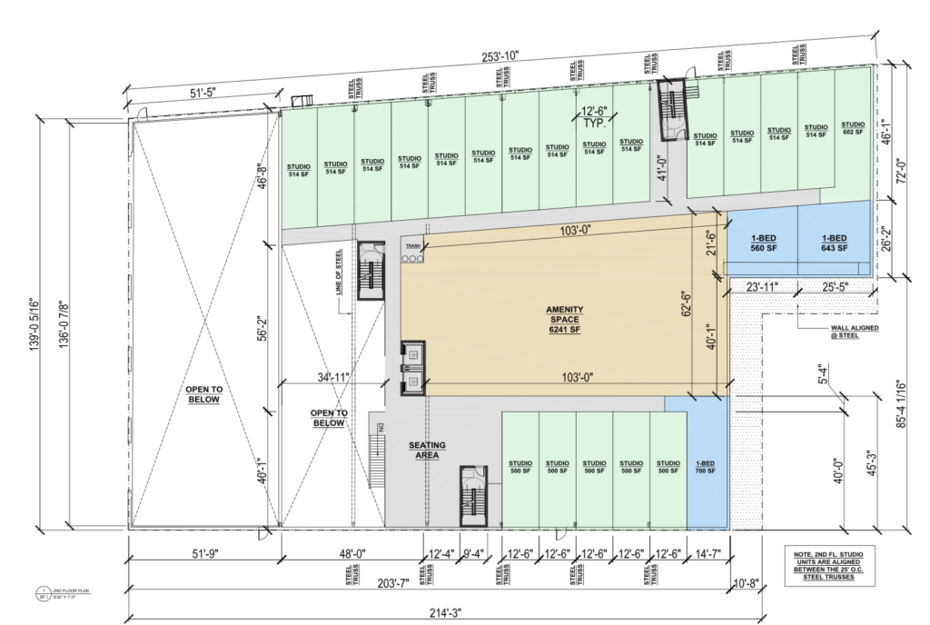 floor plan - 1300 N. Howard St.