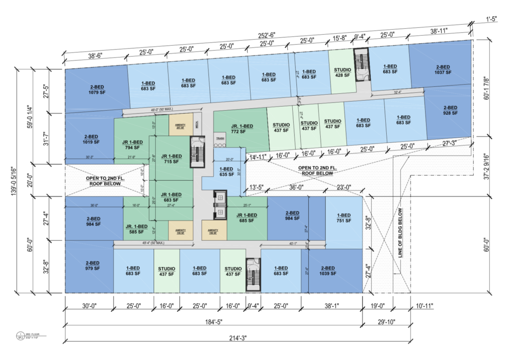 floor plan - 1300 N. Howard St.