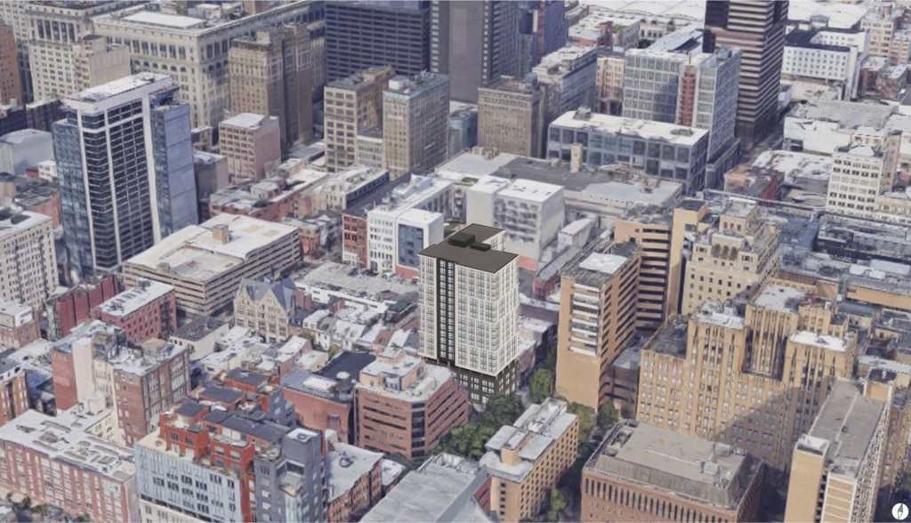 1101 Walnut Street Rendering - JKRP Architects