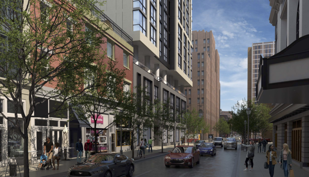 1101 Walnut Street Rendering - JKRP Architects