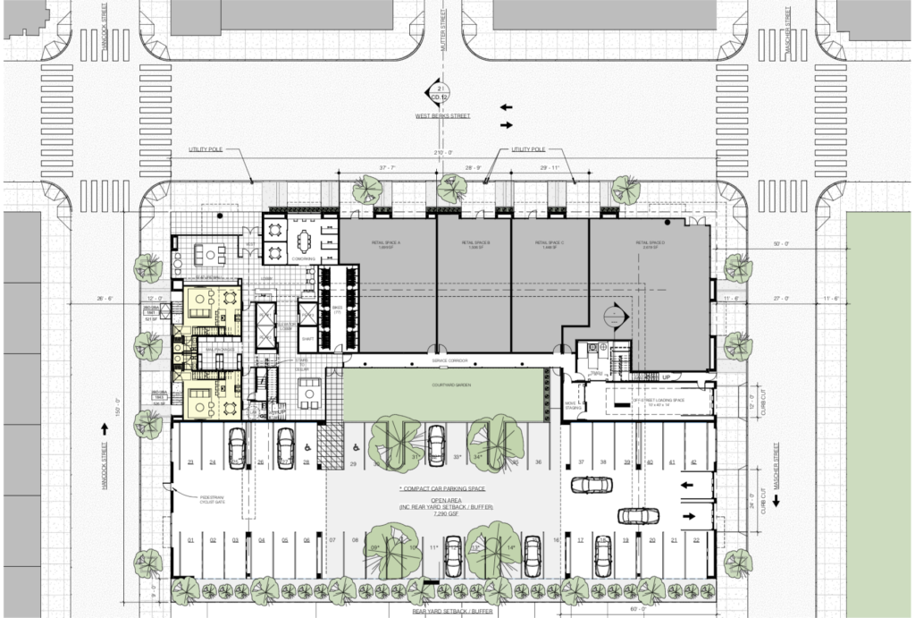 150 W. Berks Street floor plan