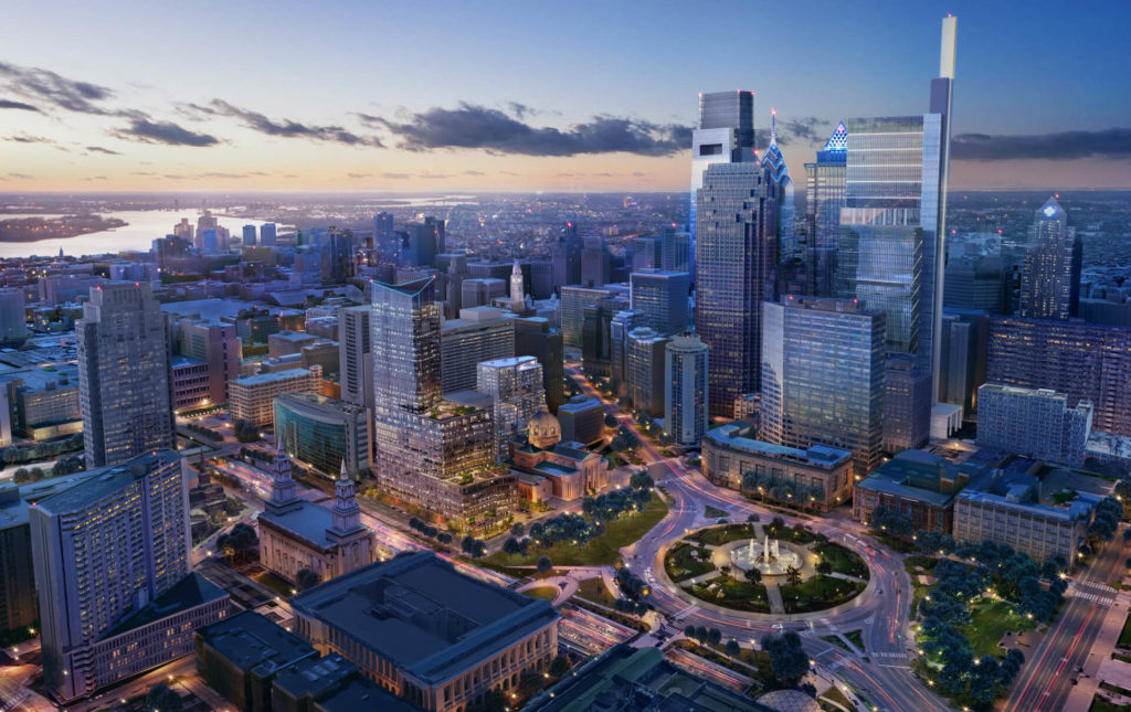 Two Cathedral Square Rendering