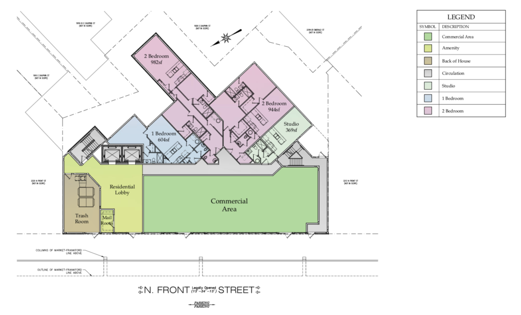 2213-33 North Front St. Floor Plan