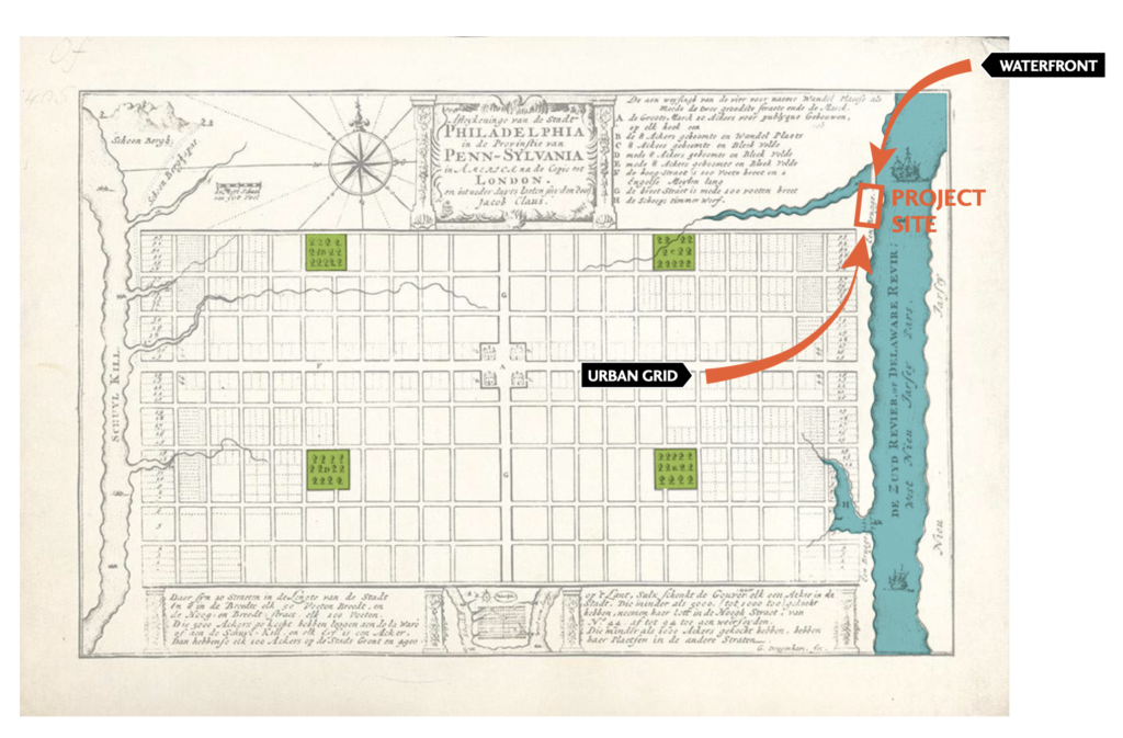 300 N Christopher Columbus Blvd historic map