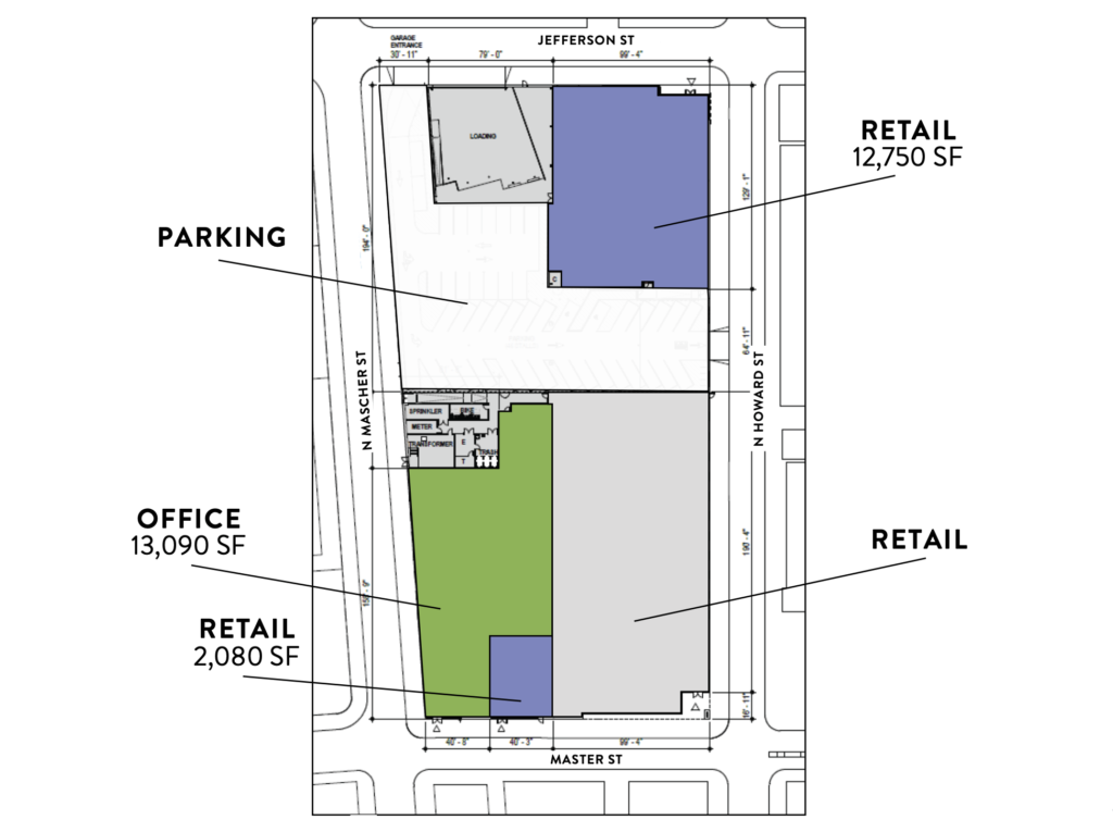 1400 North Howard Street Floor Plan