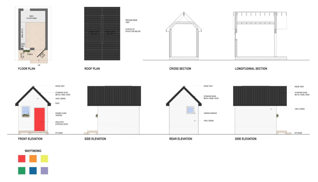 Sanctuary Village elevation drawings