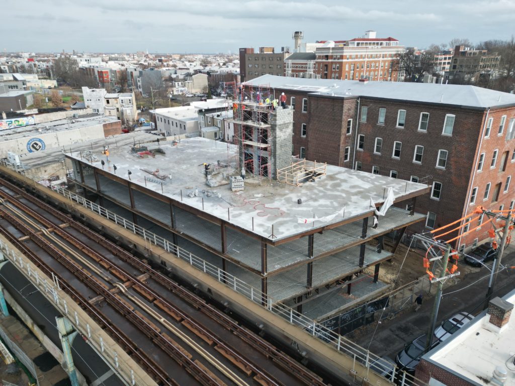 31 East Columbia Avenue construction