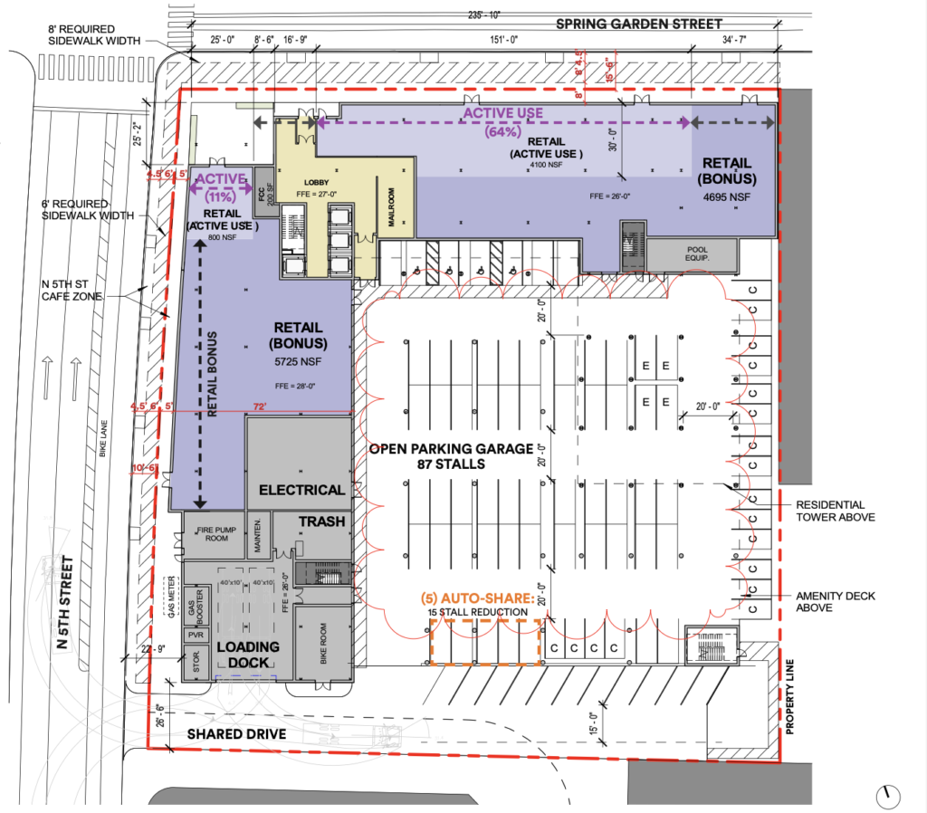 416 Spring Garden Street Floor Plan