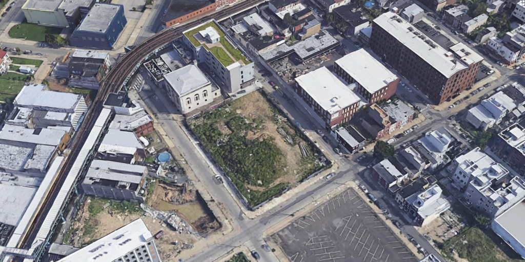 1817 E. York St. aerial view