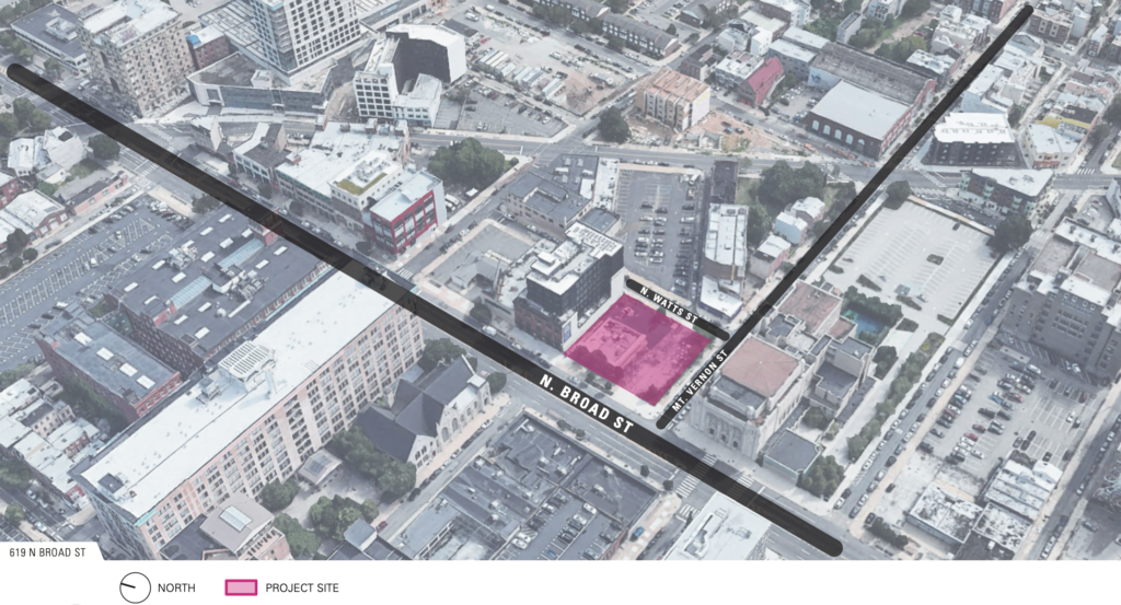 619 N Broad Street Project Site