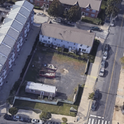300 christian st vacant lot aerial