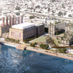 Rendering of the redevelopment of the Delaware Generating Station