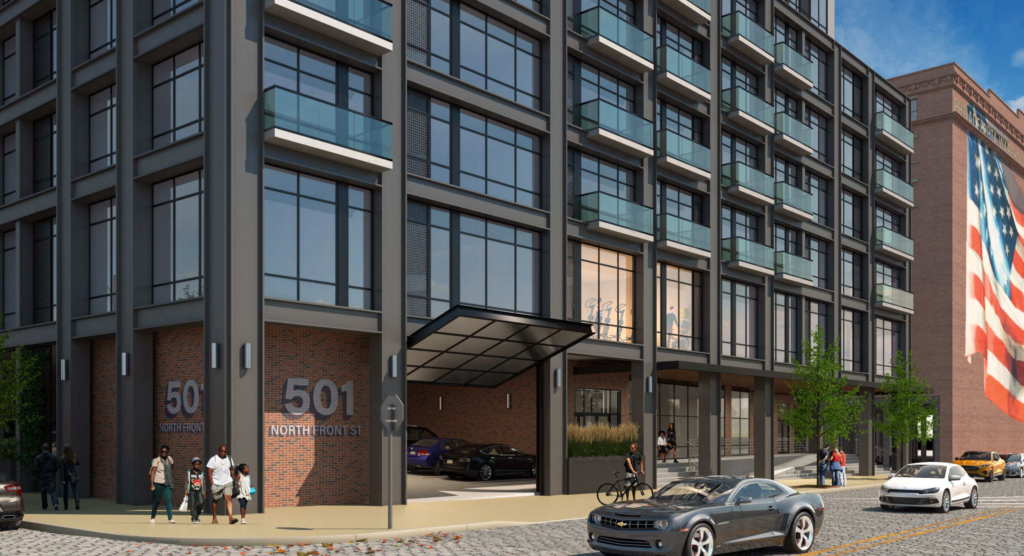 501 North Front Street Rendering