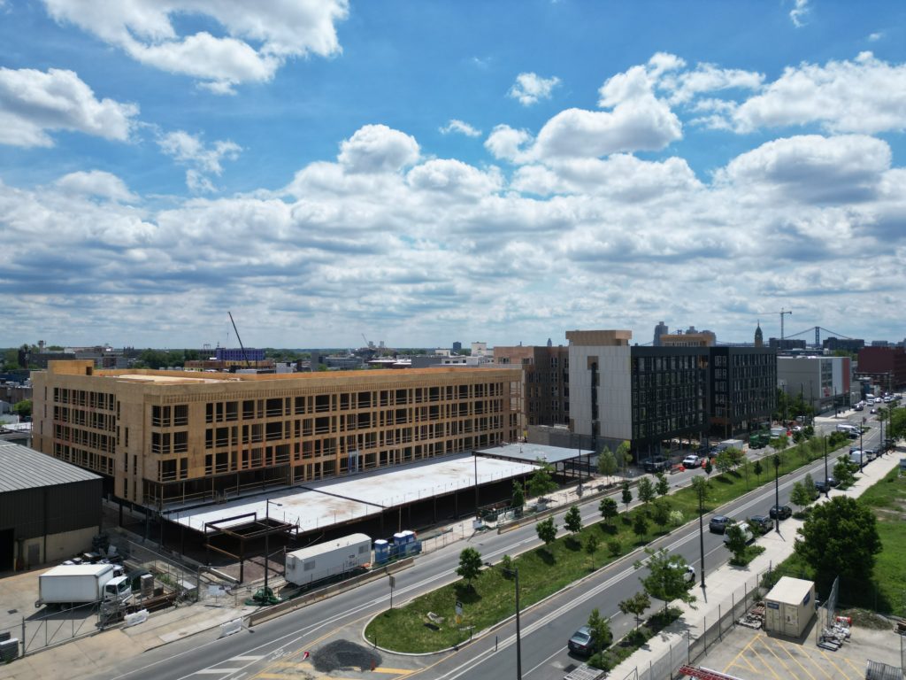 1801 North American Street Construction Progress