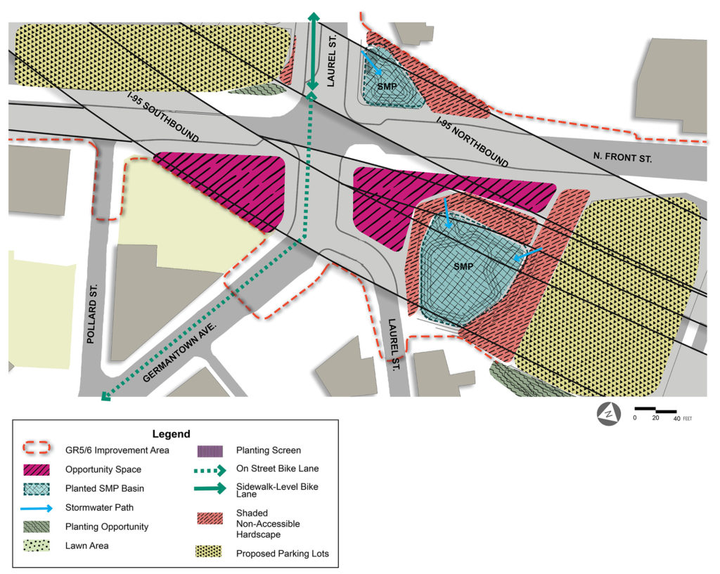 Front / Laurel / Germantown Site Plan